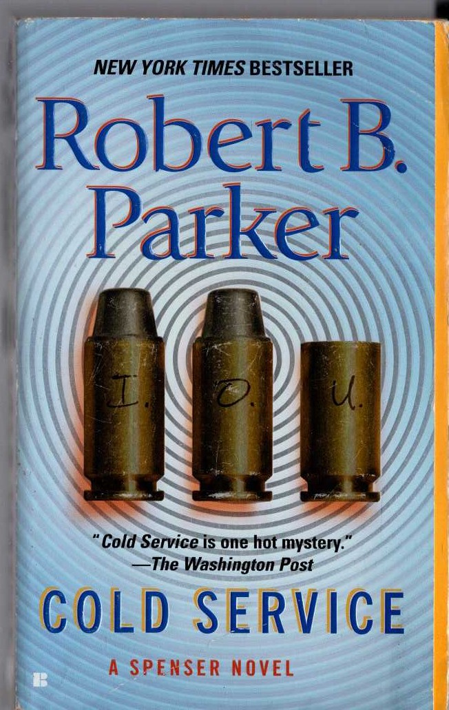 Robert B. Parker COLD SERVICE Book Cover Scans