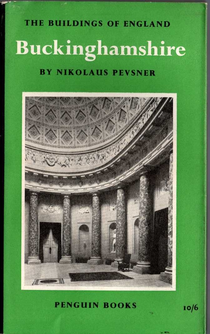 Nikolaus Pevsner  BUCKINGHAMSHIRE (Buildings of England) front book cover image