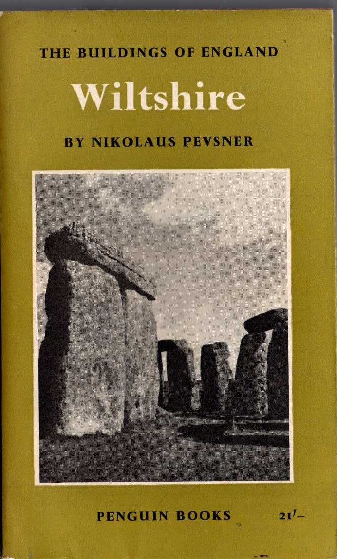 Nikolaus Pevsner  WILTSHIRE (Buildings of England) front book cover image