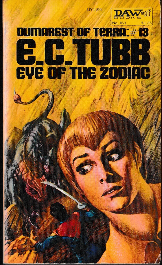 E.C. Tubb  EYE OF THE ZODIAC front book cover image