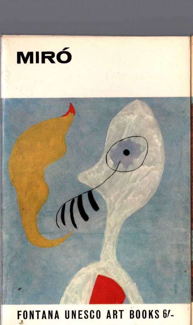 MIRO text by Jacques Dupin front book cover image