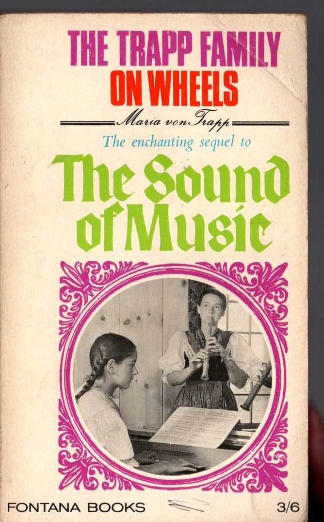 Maria von Trapp  THE TRAPP FAMILY ON WHEELS front book cover image