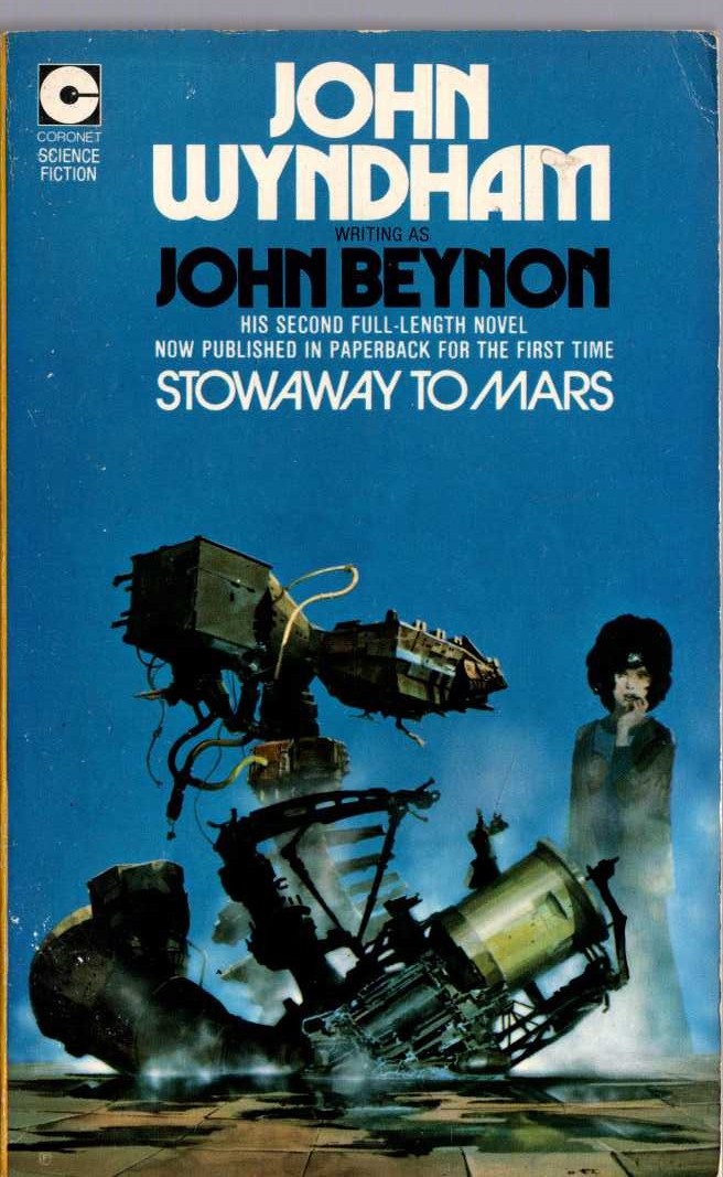 John Wyndham  STOWAWAY TO MARS front book cover image