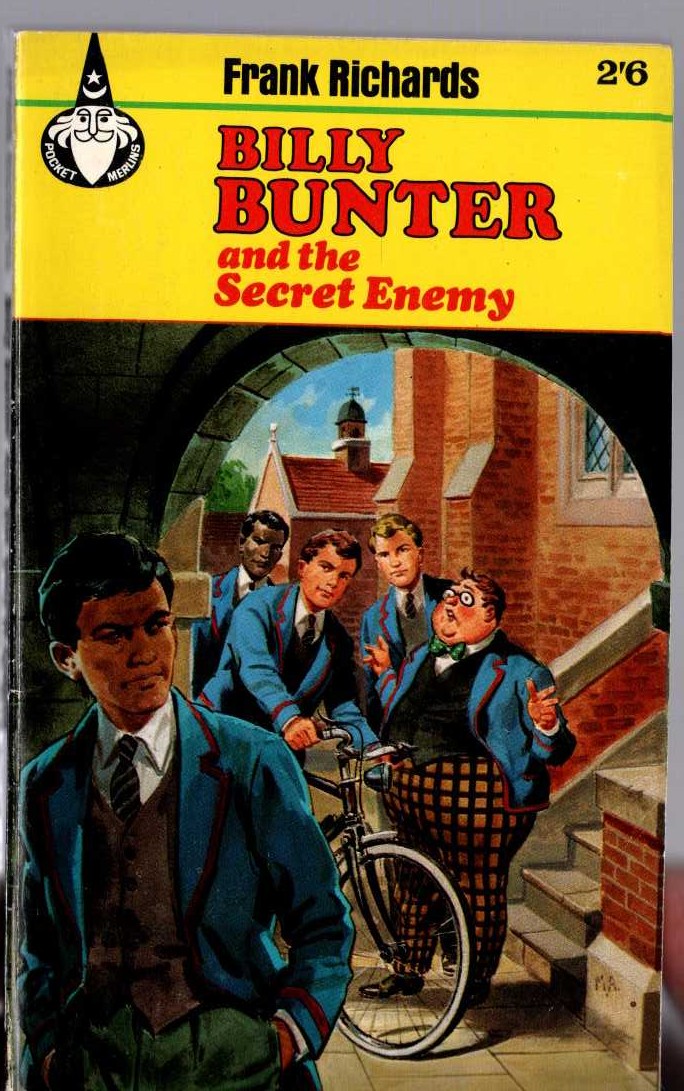 Frank Richards  BILLY BUNTER AND THE SECRET ENEMY front book cover image