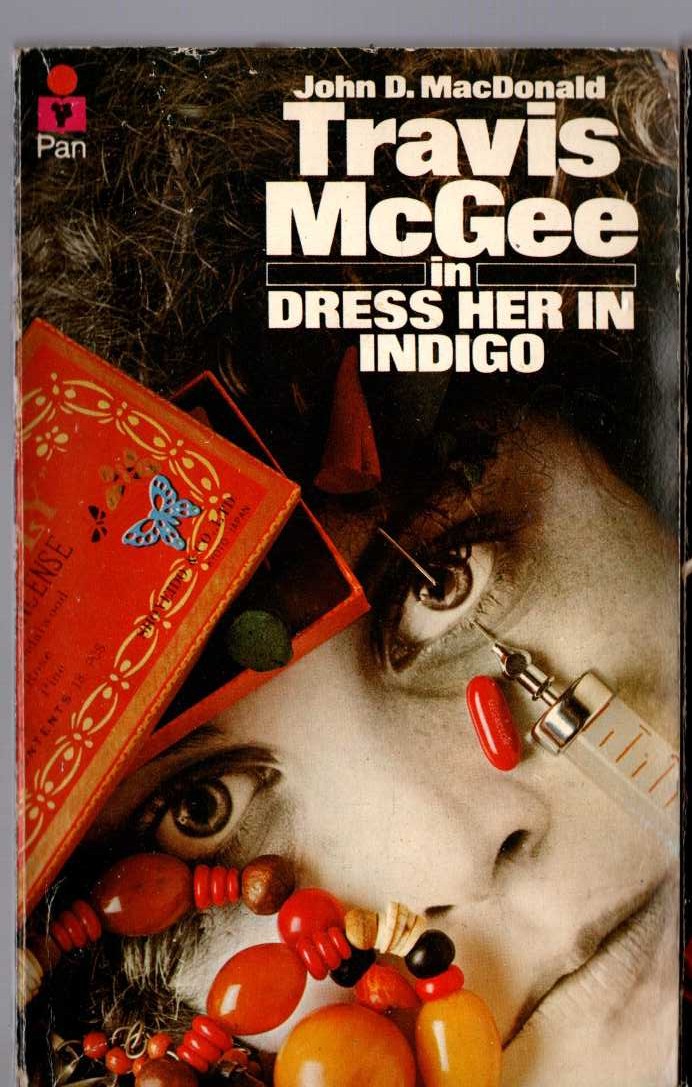 John D. MacDonald  DRESS HER IN INDIGO front book cover image