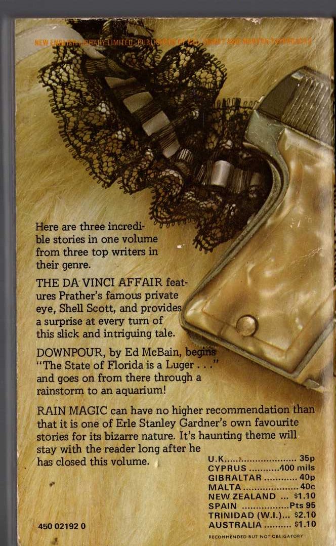 THE FEAR MERCHANTS magnified rear book cover image