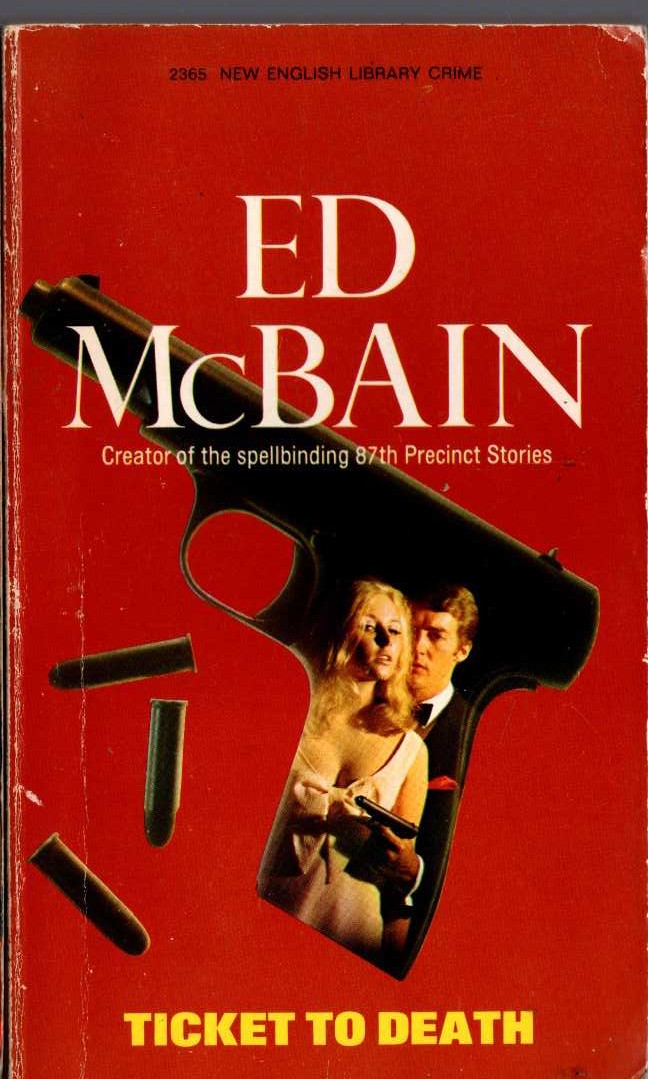 Ed McBain  TICKET TO DEATH front book cover image