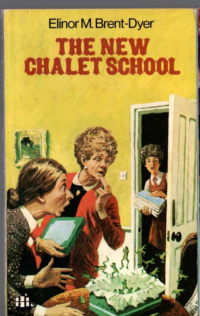 Elinor M. Brent-Dyer  THE NEW CHALET SCHOOL front book cover image