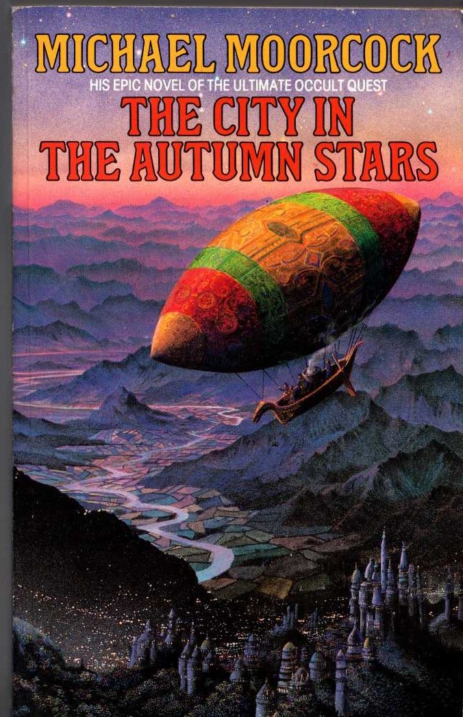 Michael Moorcock  THE CITY IN THE AUTUMN STARS front book cover image