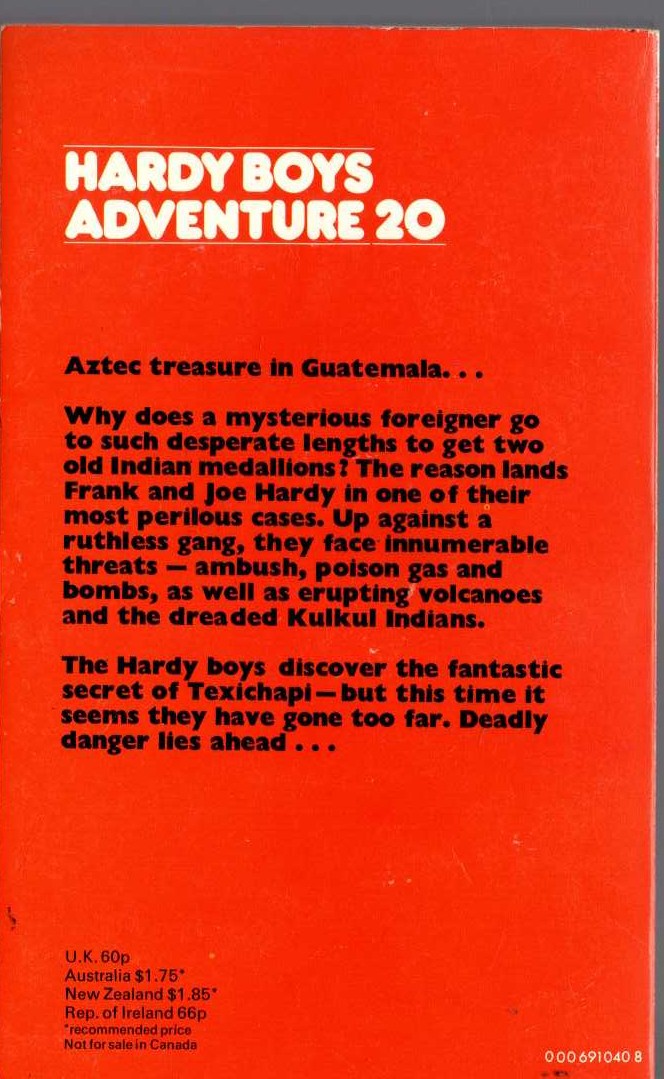 David Attenborough  ZOO QUEST FOR A DRAGON magnified rear book cover image