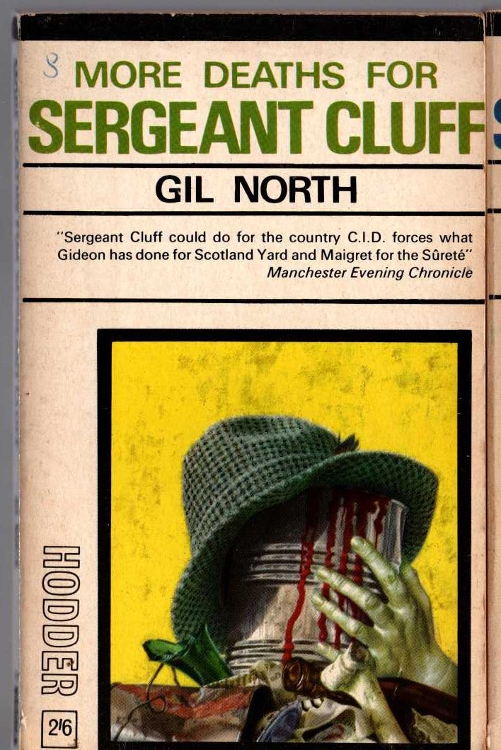 Gil North  MORE DEATH FOR SERGEANT CLUFF front book cover image