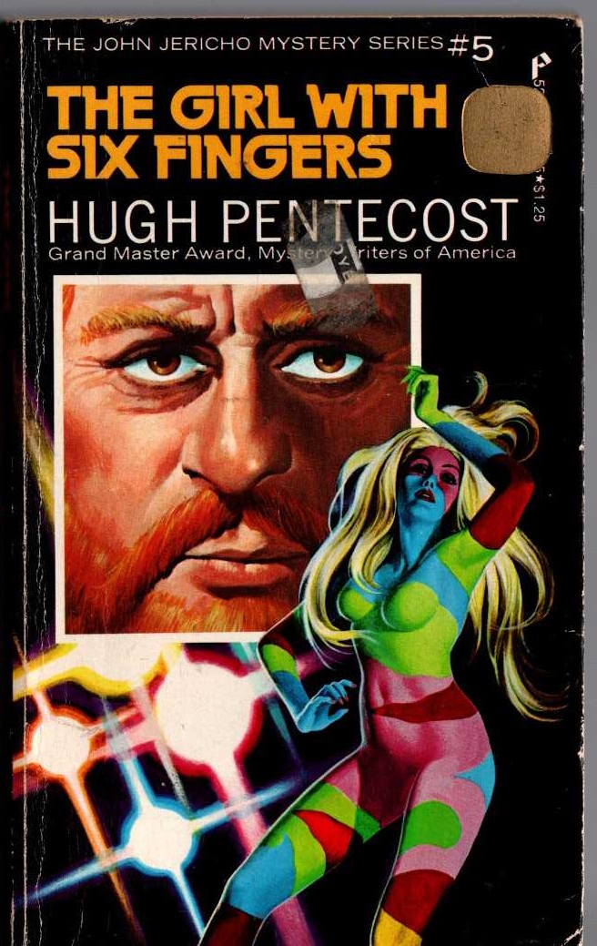 Hugh Pentecost  THE GIRL WITH SIX FINGERS front book cover image