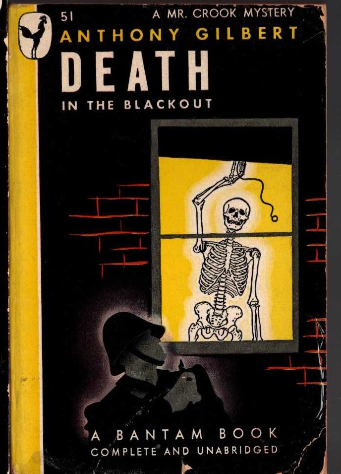 Michael Gilbert  DEATH IN THE BLACKOUT front book cover image