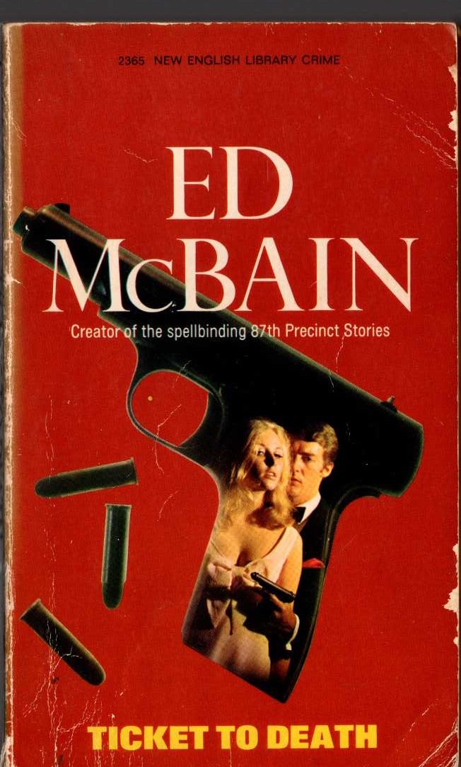 Ed McBain  TICKET TO DEATH front book cover image