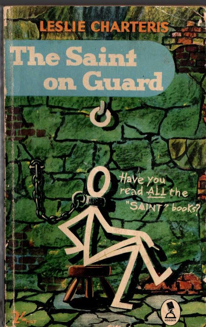 Leslie Charteris  THE SAINT ON GUARD front book cover image