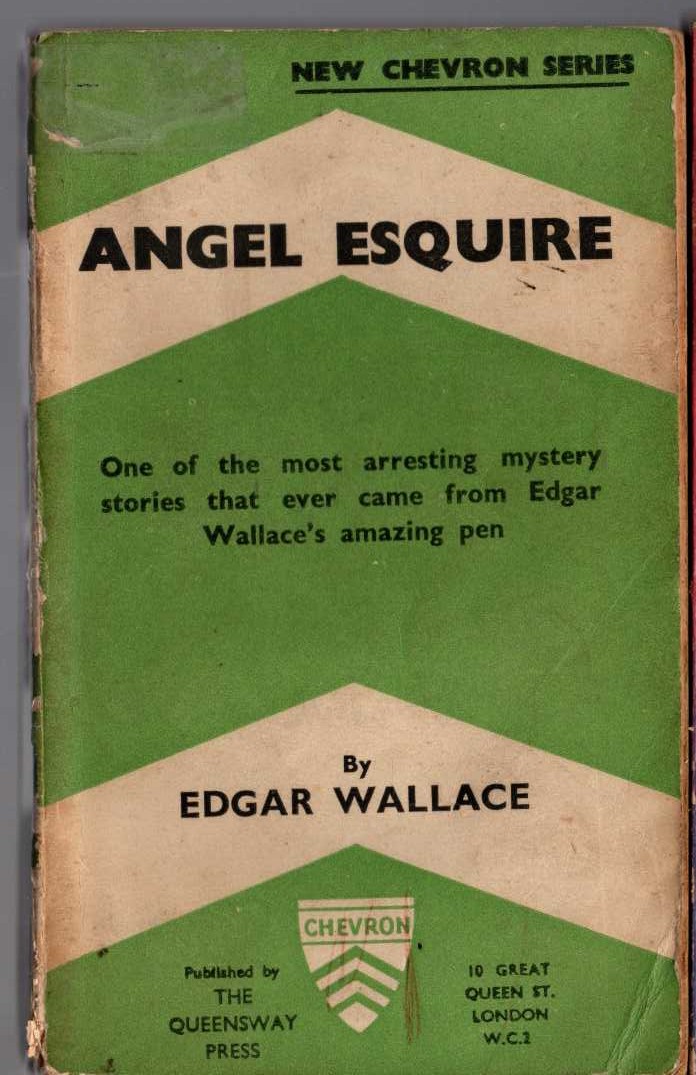 Edgar Wallace  ANGEL ESQUIRE front book cover image