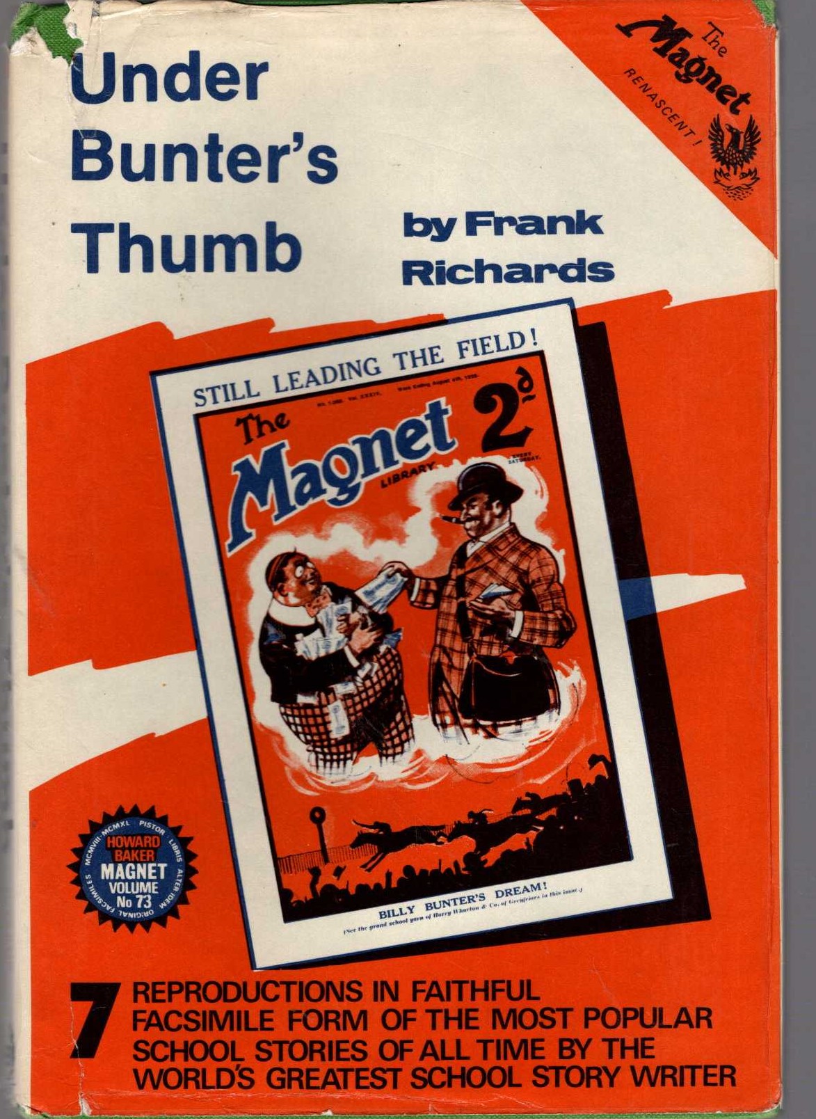 UNDER BUNTER'S THUMB front book cover image