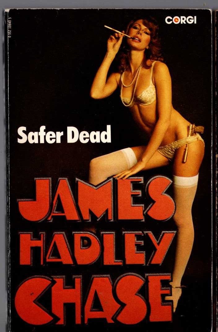 James Hadley Chase  SAFER DEAD front book cover image