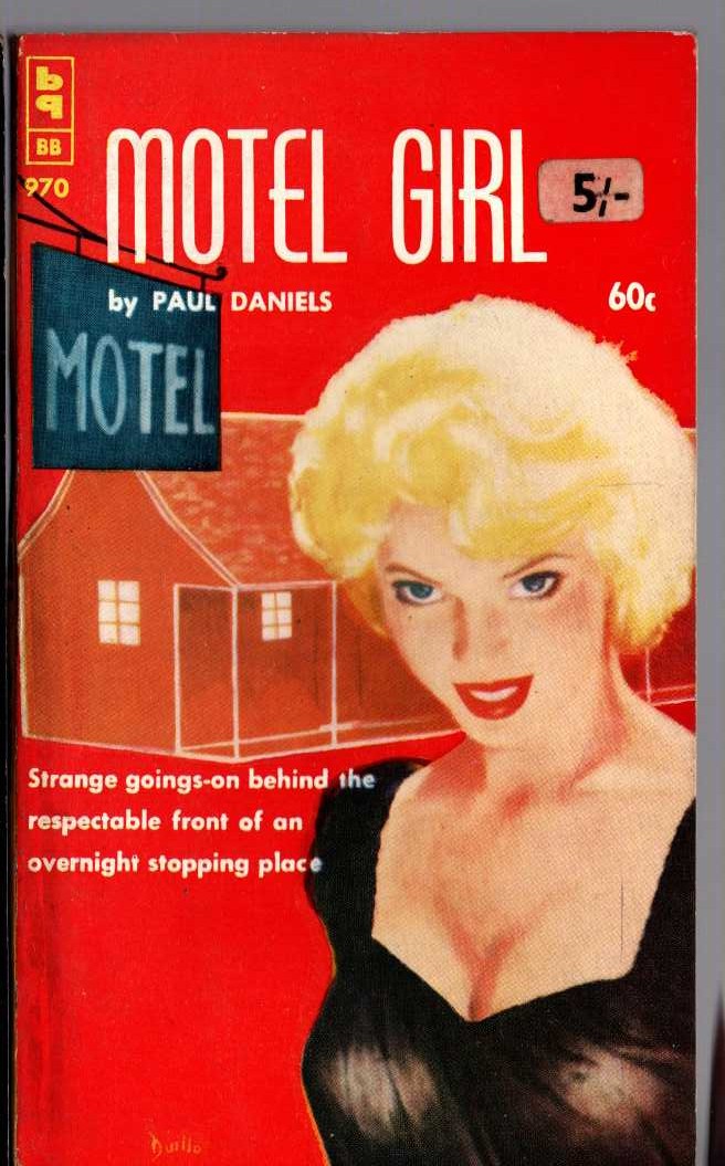 Paul Daniels  MOTEL GIRL front book cover image