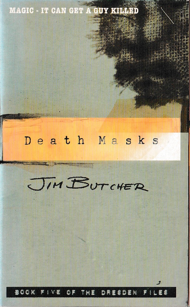 Jim Butcher  DEATH MASKS front book cover image