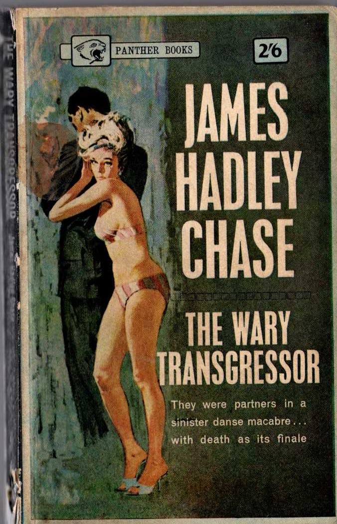 James Hadley Chase  THE WARY TRANSGRESSOR front book cover image