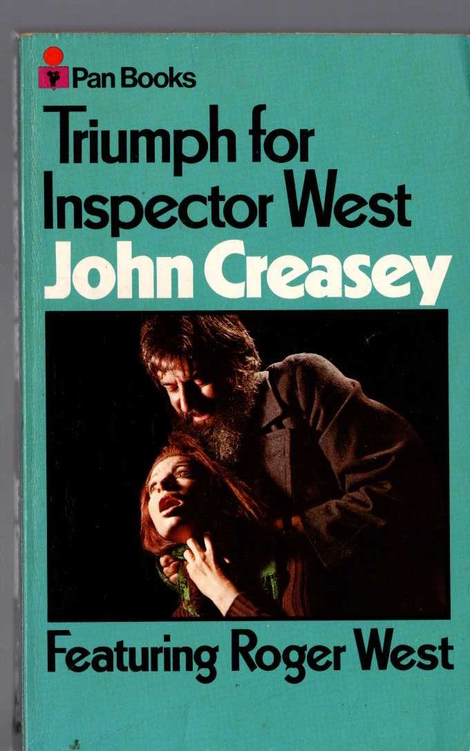 John Creasey  TRIUMPH FOR INSPECTOR WEST front book cover image