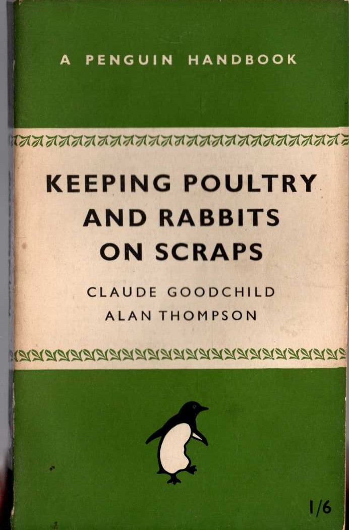 KEEPING POULTRY AND RABBITS ON SCRAPS front book cover image