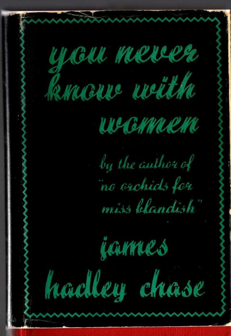 YOU NEVER KNOW WITH WOMEN front book cover image