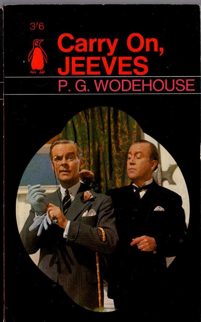 P.G. Wodehouse  CARRY ON, JEEVES (Ian Carmichael and Dennis Price) front book cover image