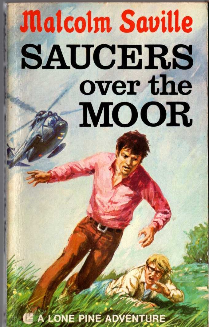 Malcolm Saville  SAUCERS OVER THE MOOR front book cover image