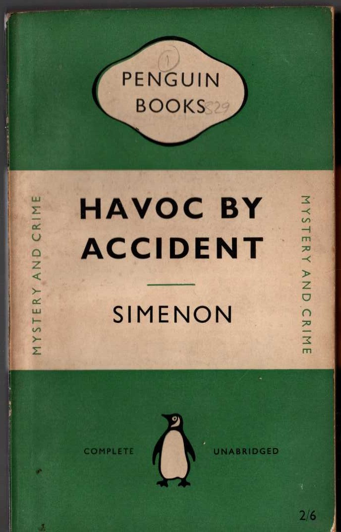 Georges Simenon  HAVOC BY ACCIDENT front book cover image