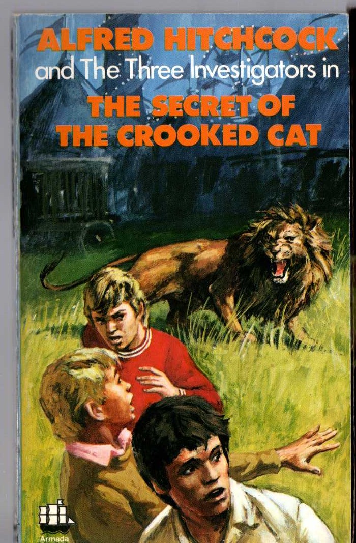 Alfred Hitchcock (introduces_The_Three_Investigators) THE SECRET OF THE CROOKED CAT front book cover image