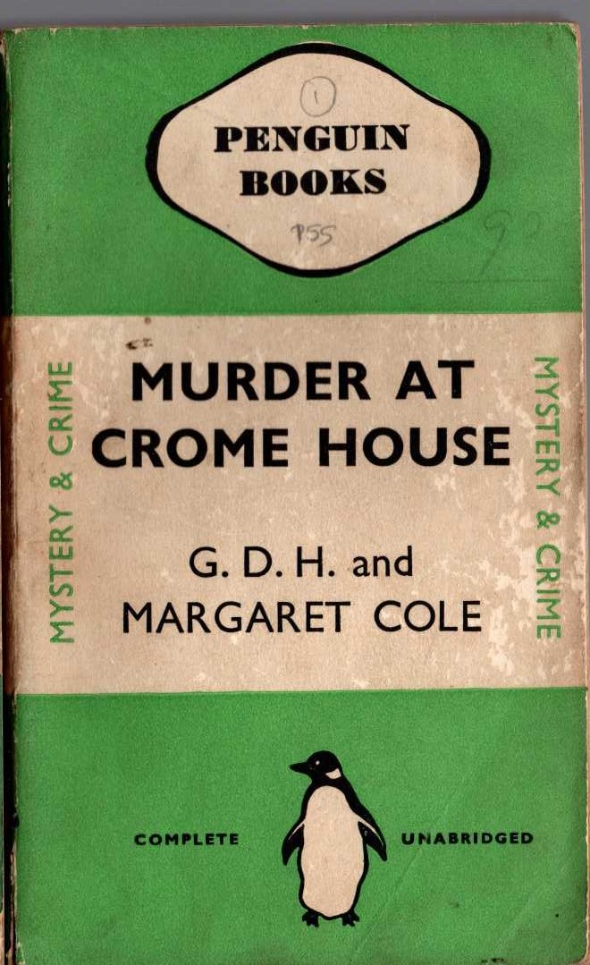 MURDER AT CROME HOUSE front book cover image