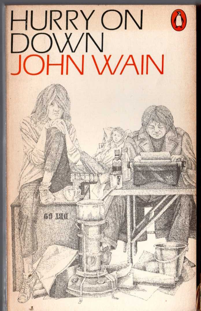 John Wain  HURRY ON DOWN front book cover image