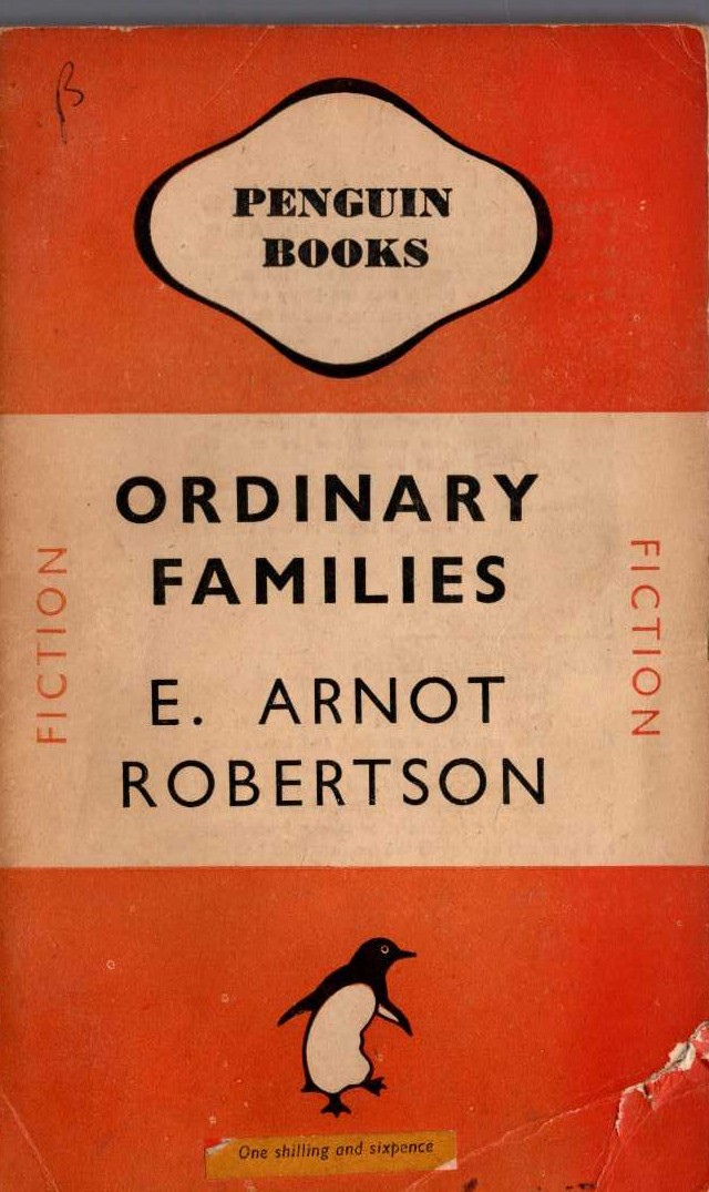 E.Arnot Robertson  ORDINARY FAMILIES front book cover image