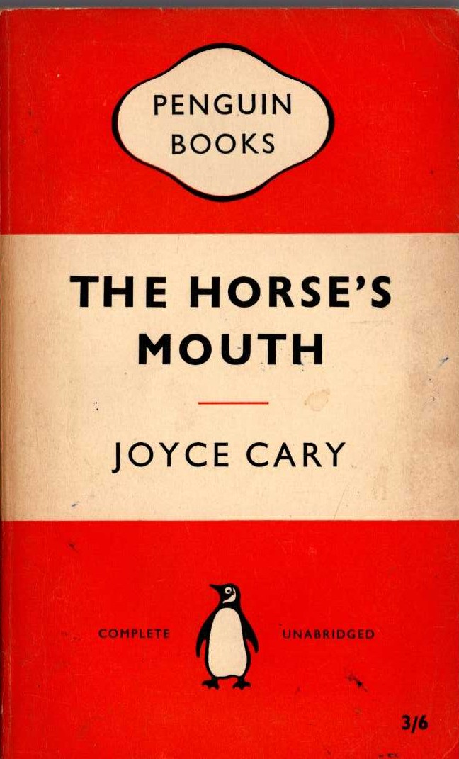 Joyce Cary  THE HORSE'S MOUTH front book cover image