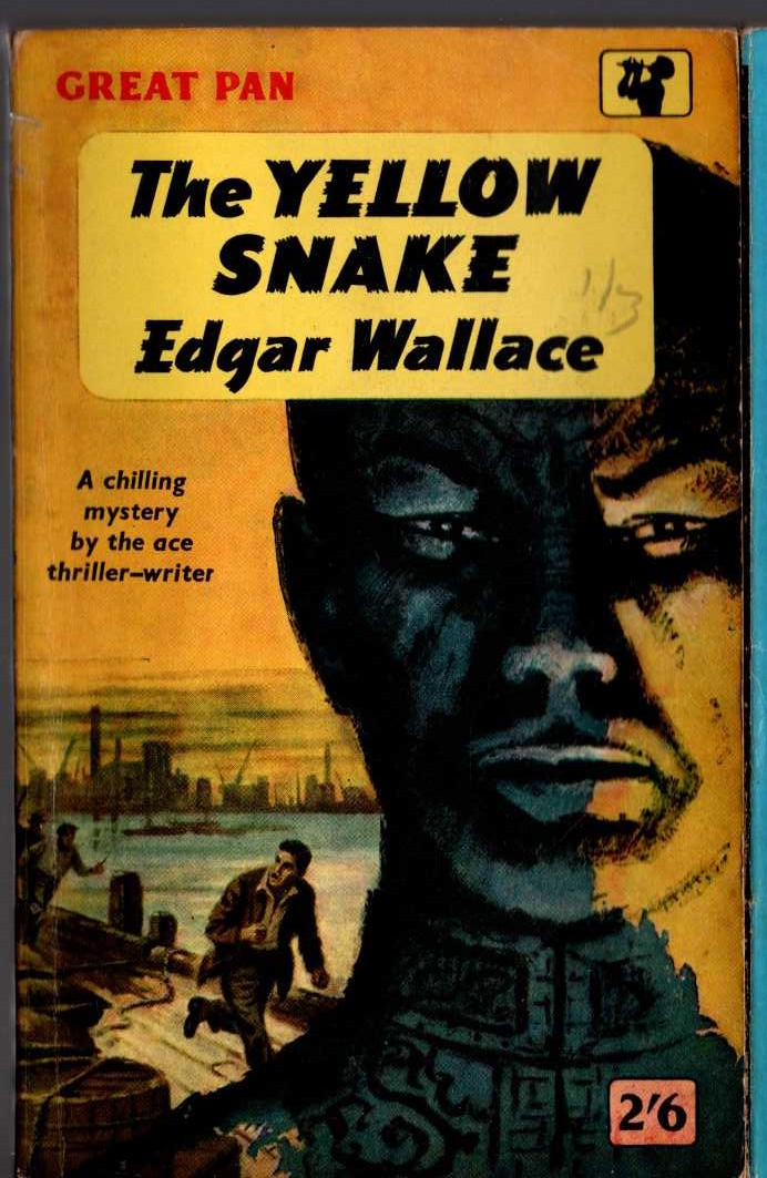 Edgar Wallace  THE YELLOW SNAKE front book cover image