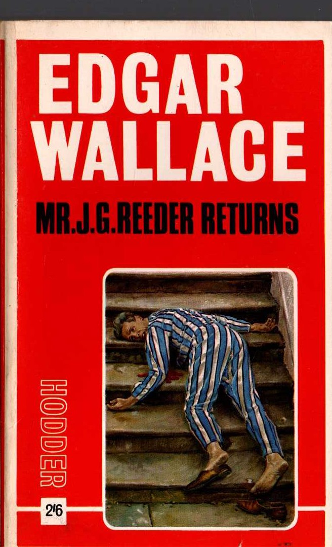 Edgar Wallace  MR.J.G.REEDER RETURNS front book cover image