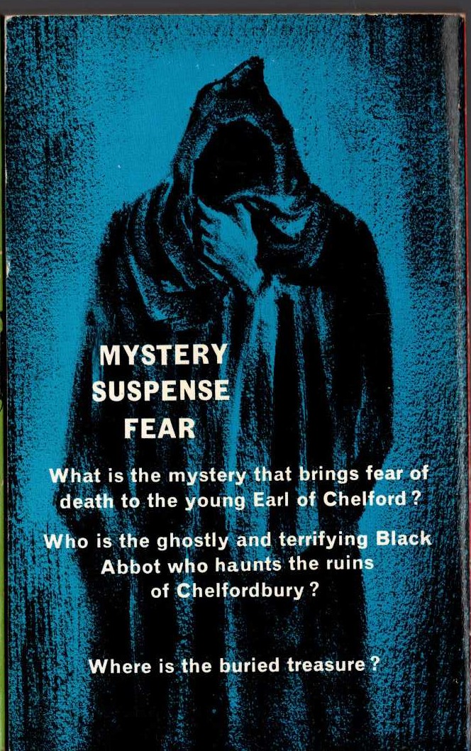 Edgar Wallace  THE BLACK ABBOT magnified rear book cover image