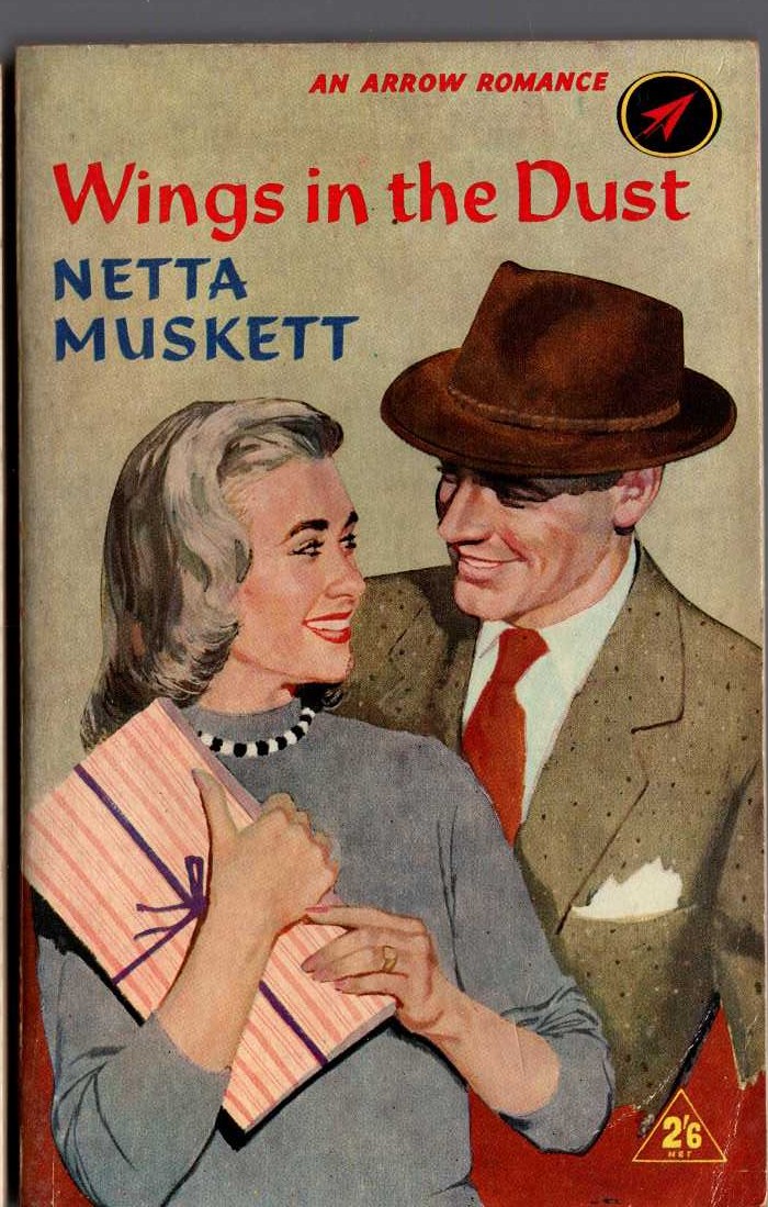 Netta Muskett  WINGS IN THE DUST front book cover image