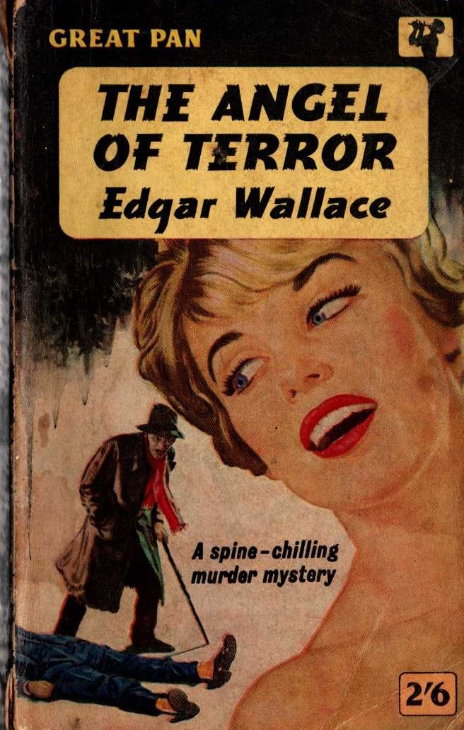 Edgar Wallace  THE ANGEL OF TERROR front book cover image