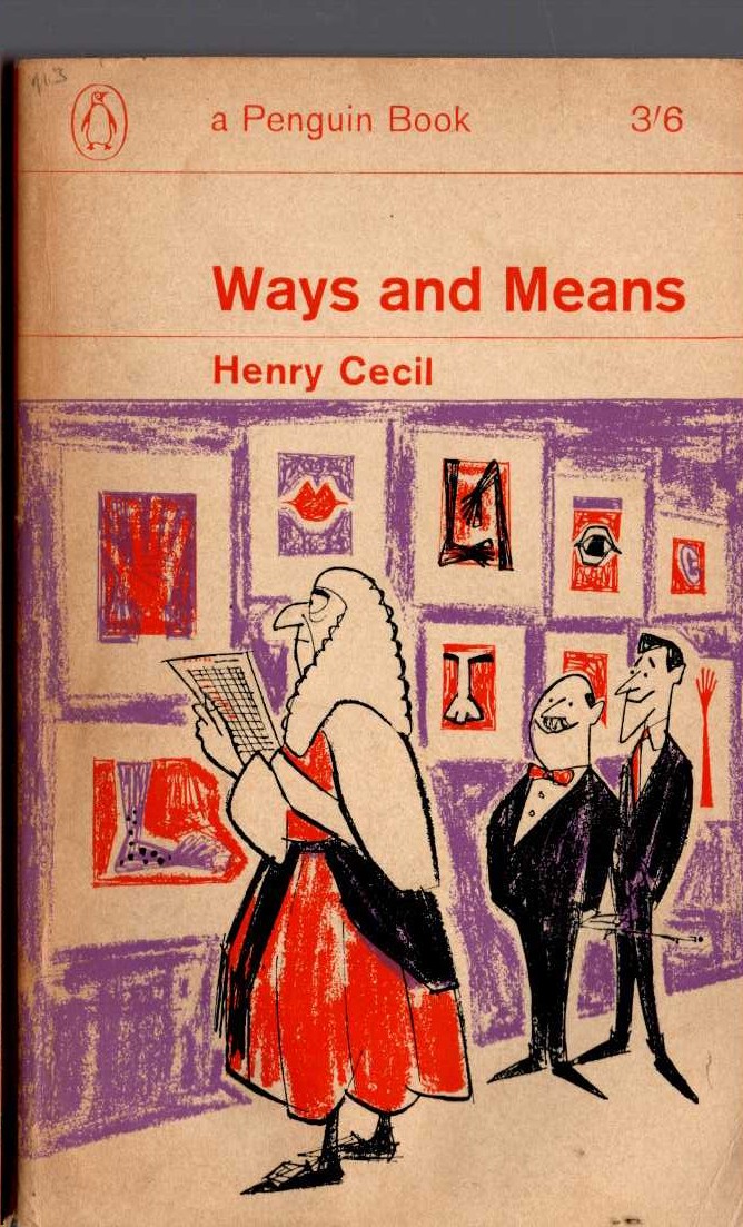 Henry Cecil  WAYS AND MEANS front book cover image