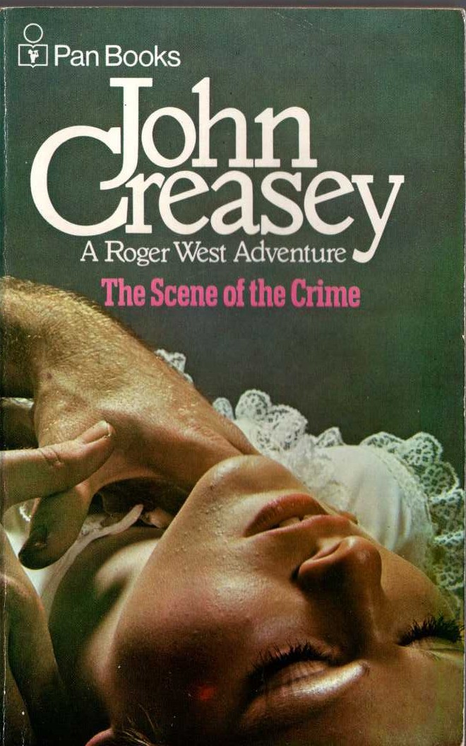 John Creasey  THE SCENE OF THE CRIME (Roger West) front book cover image