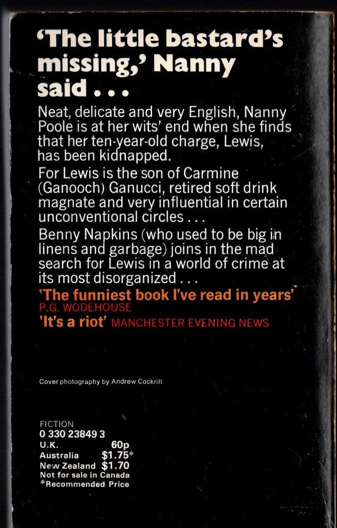 Evan Hunter  EVERY LITTLE CROOK AND NANNY magnified rear book cover image