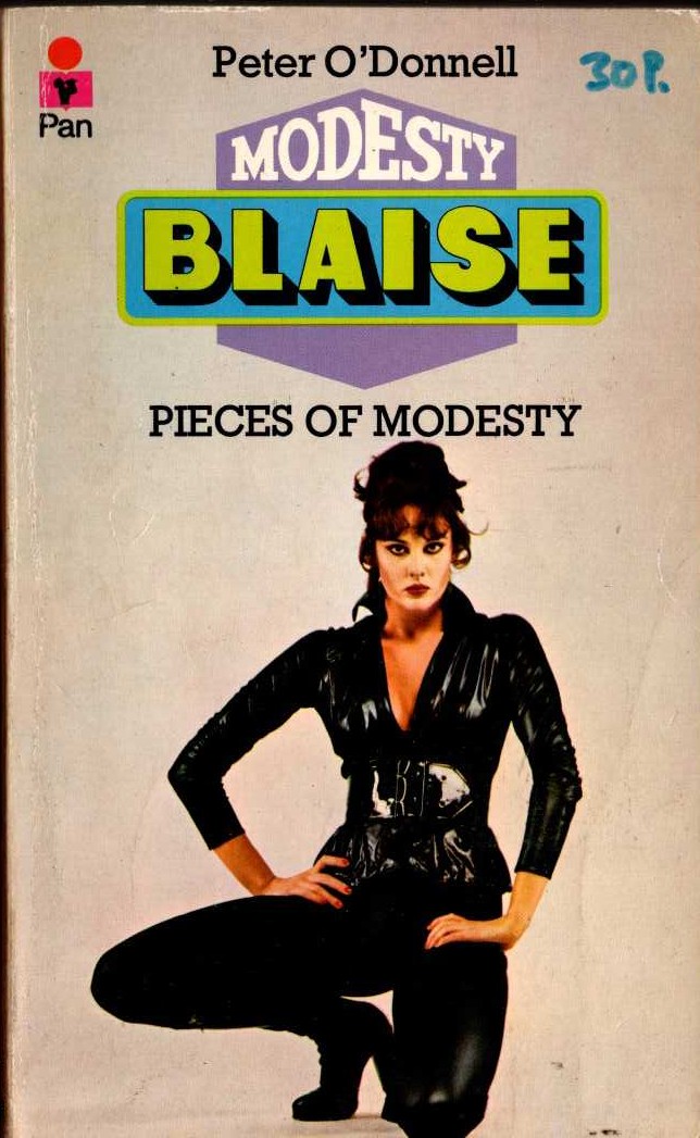 Peter O'Donnell  PIECES OF MODESTY front book cover image