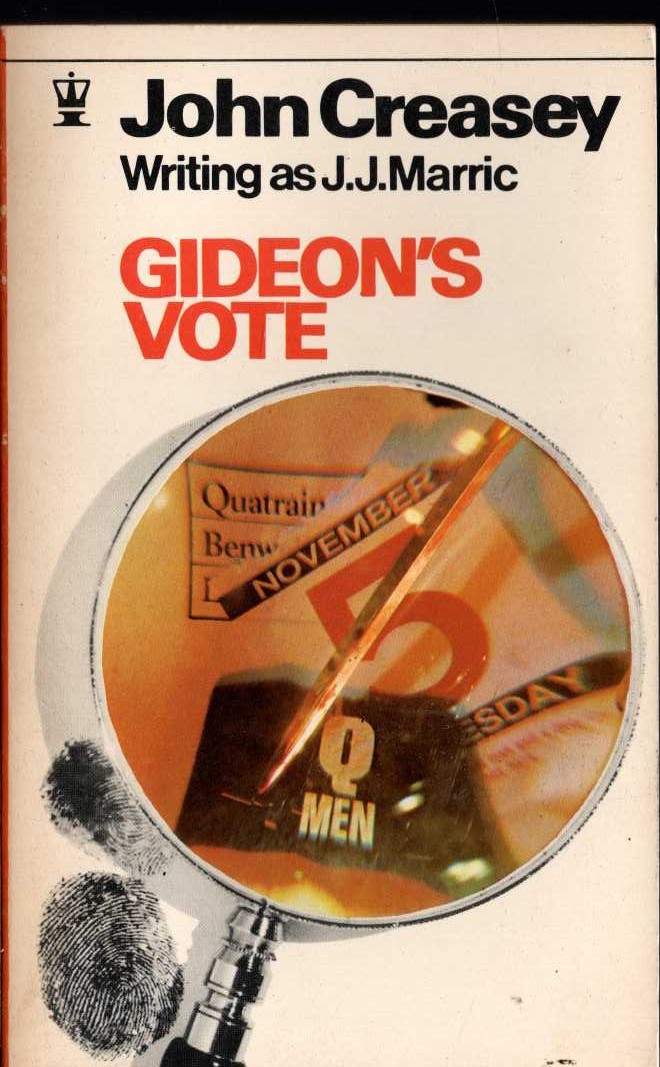 J.J. Marric  GIDEON'S VOTE front book cover image