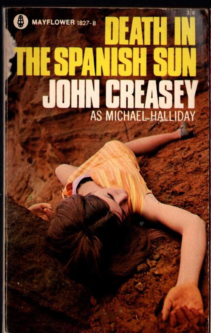 Michael Halliday  DEATH IN THE SPANISH SUN front book cover image