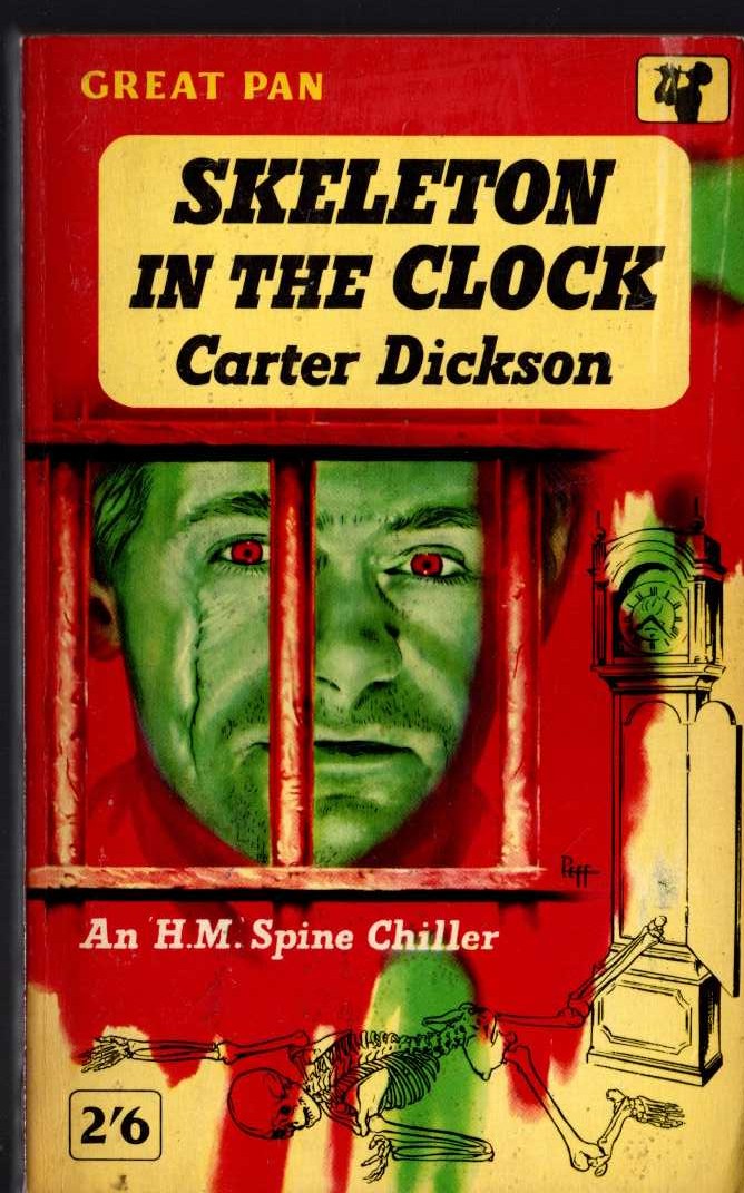 Carter Dickson  SKELETON IN THE CLOCK front book cover image