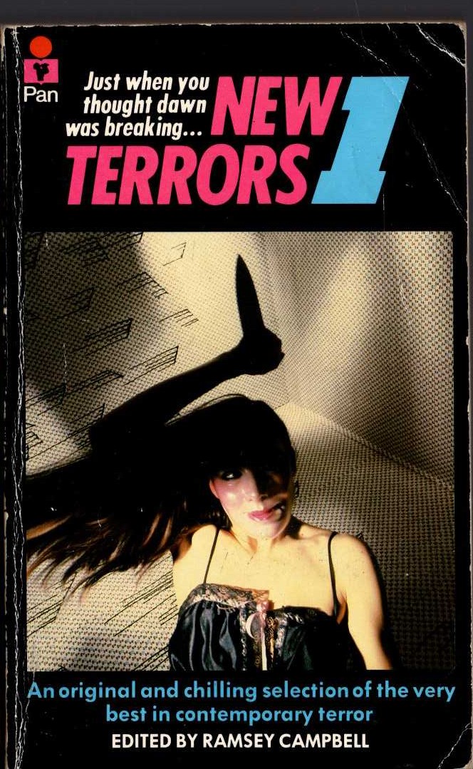 Ramsey Campbell (edits) NEW TERRORS 1 front book cover image