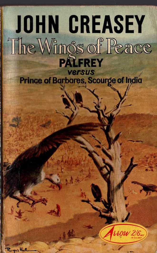 John Creasey  THE WINGS OF PEACE (Doctor Palfrey) front book cover image